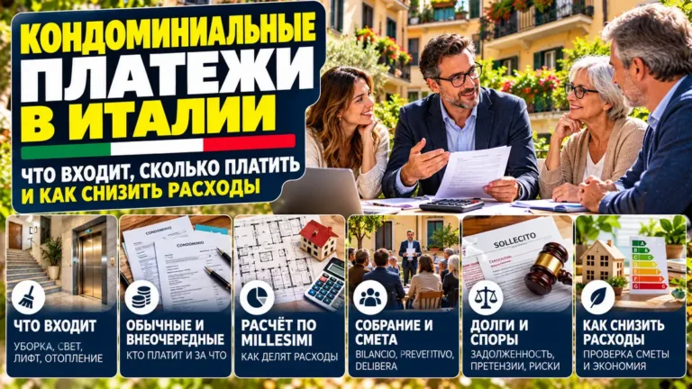 Spese condominiali в Италии: что входит, кто платит и как проверить расходы
