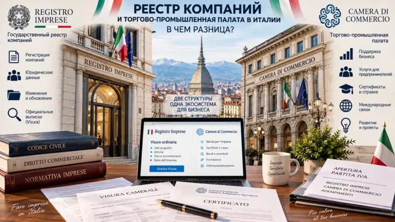 Registro Imprese, Camera di Commercio и REA в Италии: в чём разница