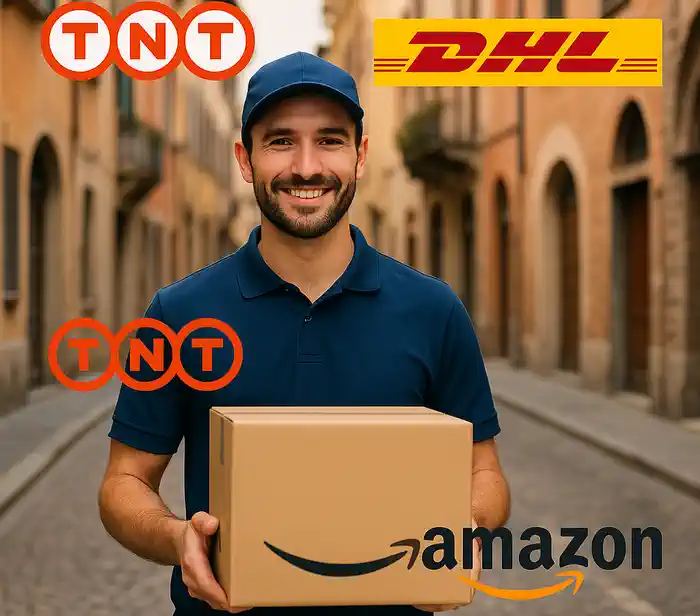 Частные курьерские службы в Италии: как работают TNT, SDA, DHL, GLS, Amazon и AliExpress