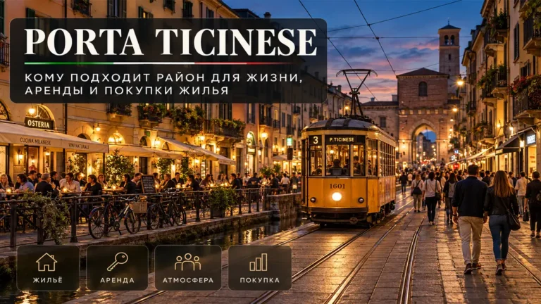 Porta Ticinese в Милане: кому подходит район для жизни, аренды и покупки жилья