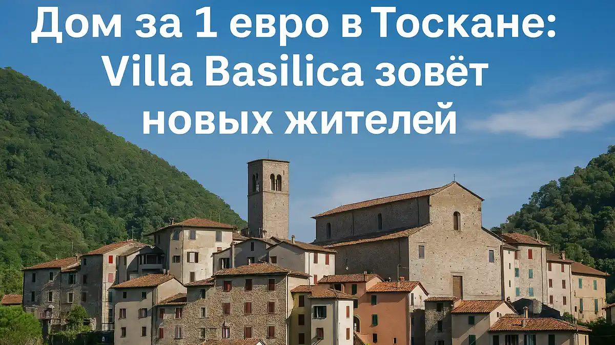 Каменный дом в тосканской деревне, продаваемый по символической цене 1 евро