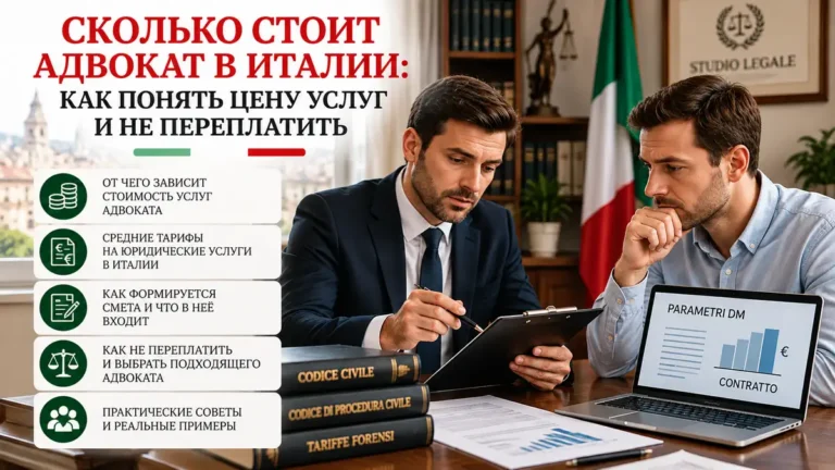 Сколько стоит адвокат в Италии: как понять цену услуг и не переплатить