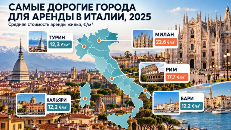 Аренда в Италии в 2026 году: цены по городам и что происходит с рынком