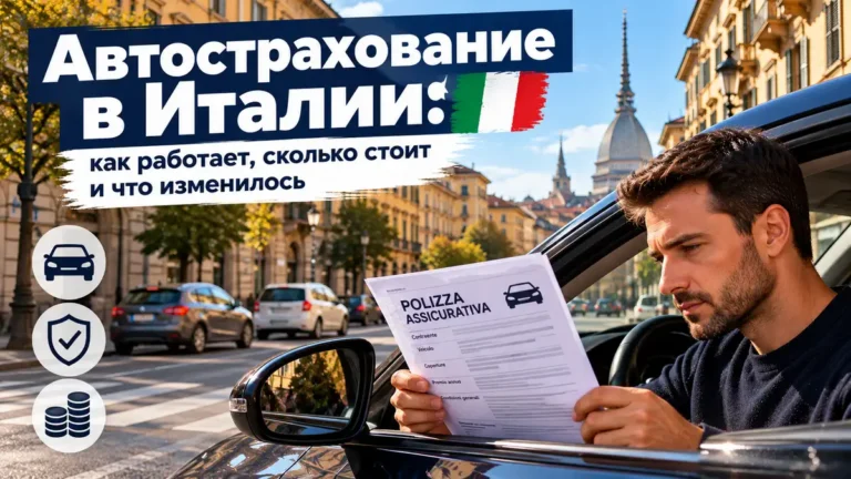 Автострахование в Италии в 2026 году: сколько стоит RCA и как сэкономить