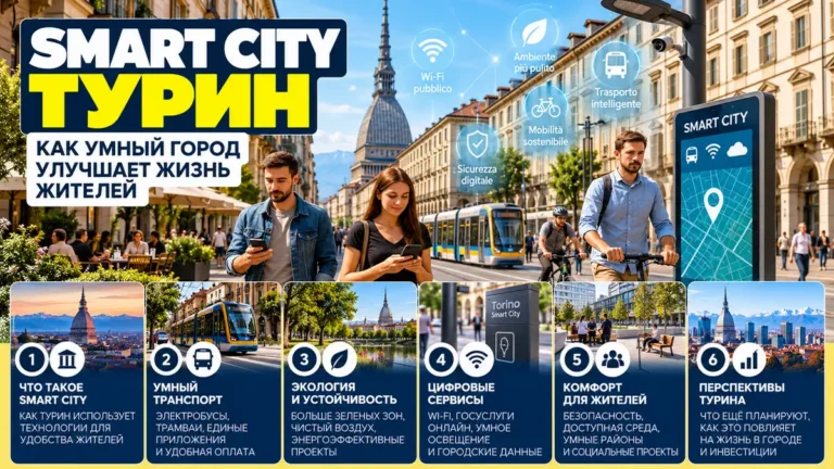 Smart City Турин: почему город входит в число технологических лидеров Италии