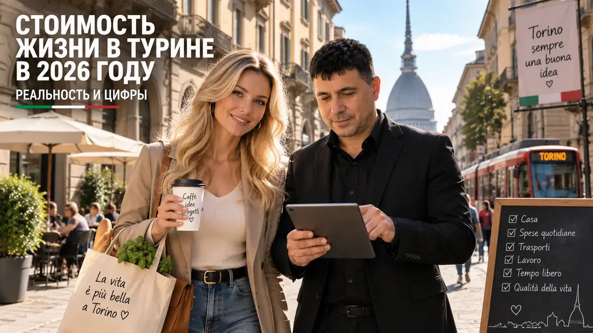 Цены в Турине в 2025 году аренда, продукты, транспорт