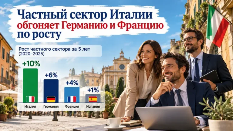 Частный сектор Италии обогнал Германию и Францию: что показывают цифры