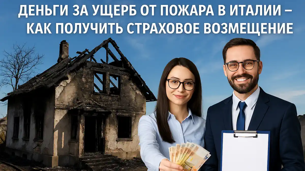 Ущерб от пожара в квартире в Италии и страховая выплата