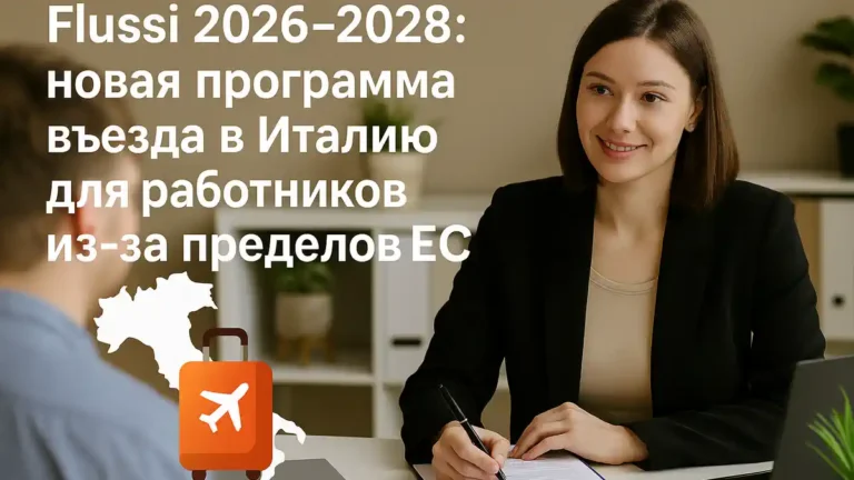 Flussi 2026–2028: квоты на работу и сезонный заработок в Италии. Гид для русскоязычных