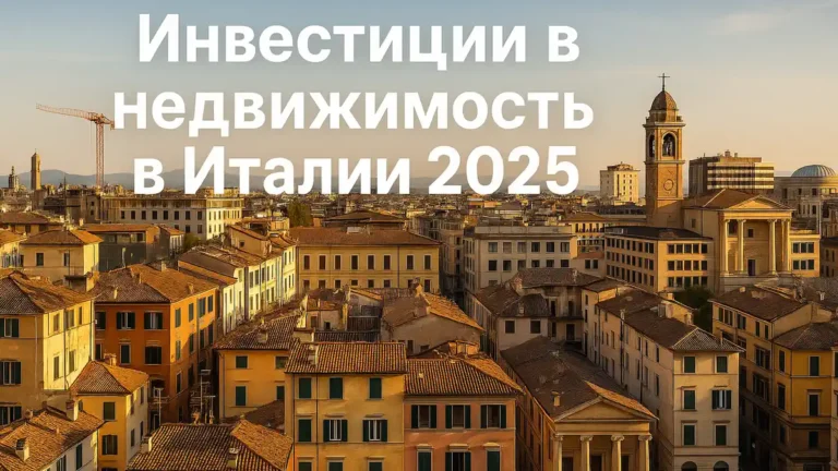 Инвестиции в недвижимость в Италии: доходность аренды в 2025 году