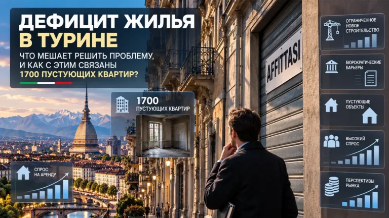 Дефицит аренды в Турине: почему квартиры есть, а снять жильё всё сложнее