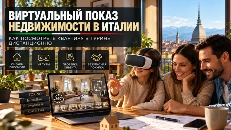 Виртуальный осмотр квартиры в Турине: что проверить по видео до покупки
