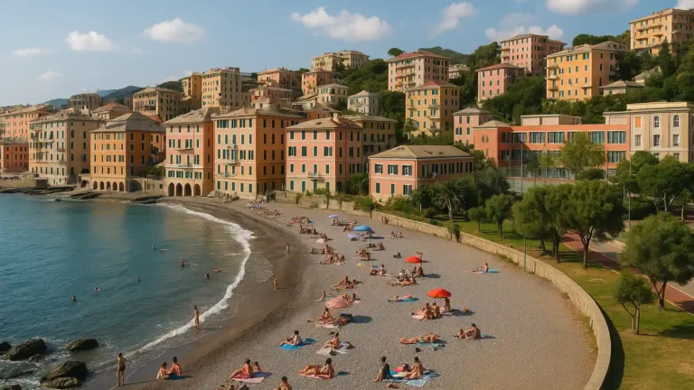 Район Sturla в Генуе: жильё у моря и удобство для семей