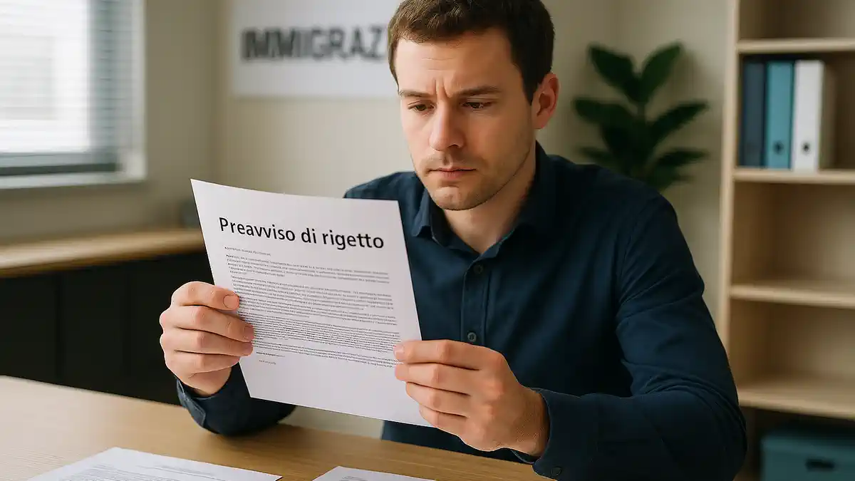 Решение об отказе ricongiungimento familiare в Италии