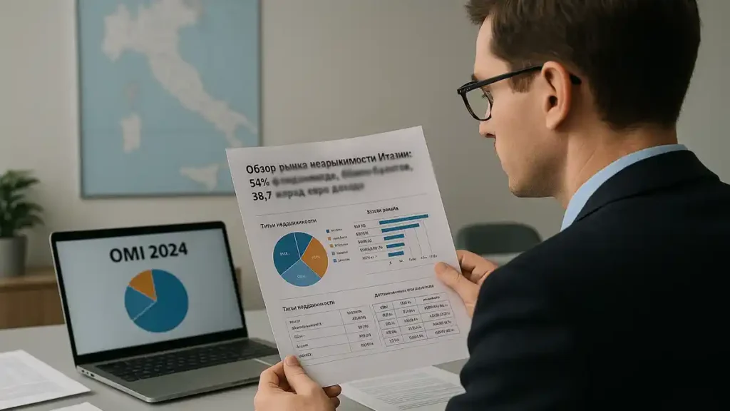 Итальянский рынок недвижимости по кадастровым данным 2024 года