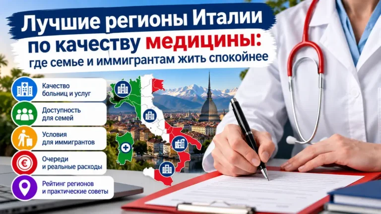 Лучшие регионы Италии по качеству медицины: где семье и иммигрантам жить спокойнее