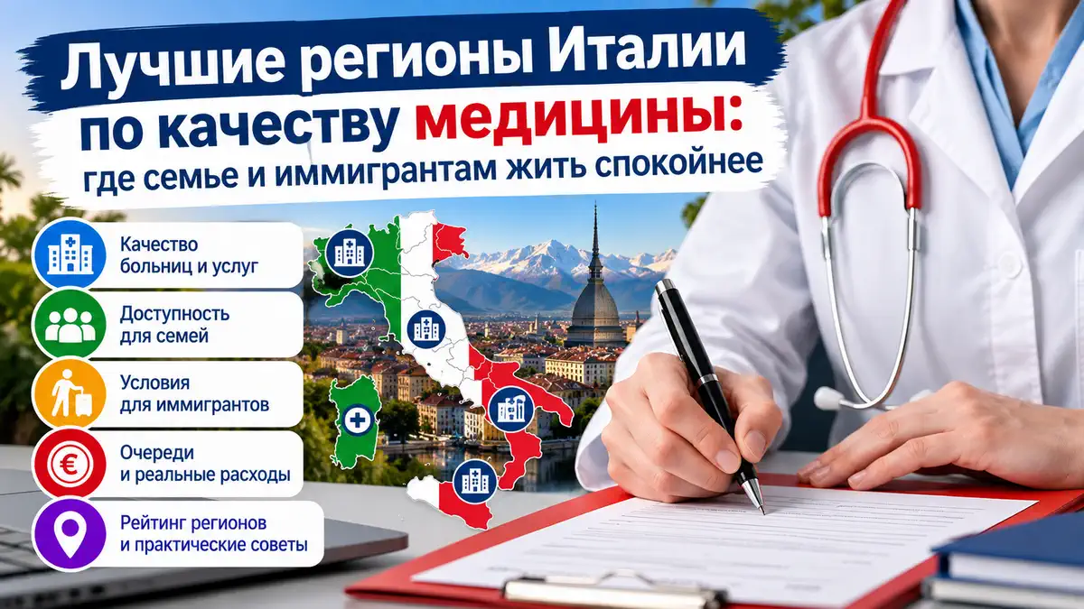 лучшие регионы Италии по качеству медицины и уровню LEA NSG
