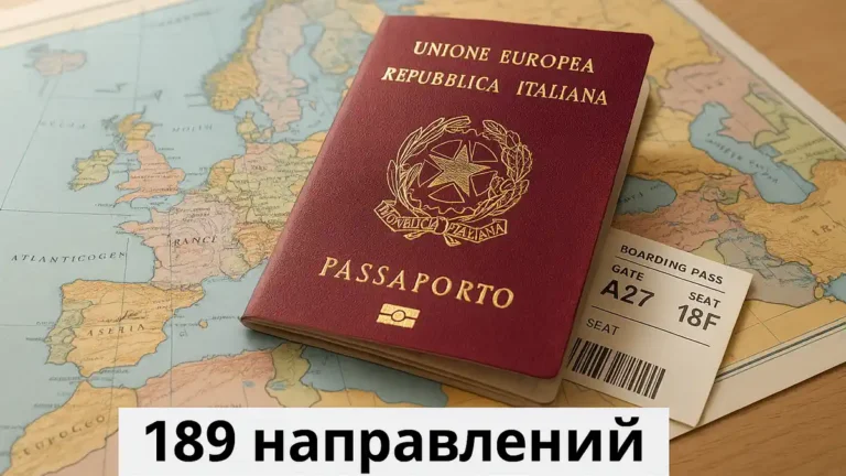 Итальянский паспорт в топ 3 мира. США впервые за 20 лет вне топ 10