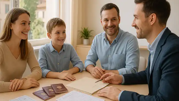 Воссоединение семьи в Италии