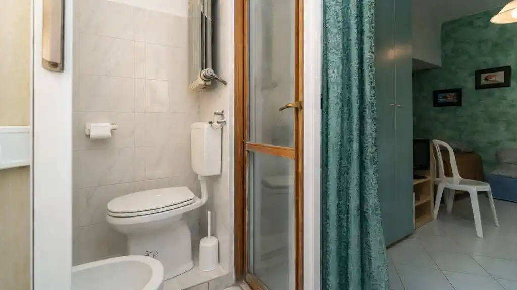 ванная комната в студии San Salvario Турин