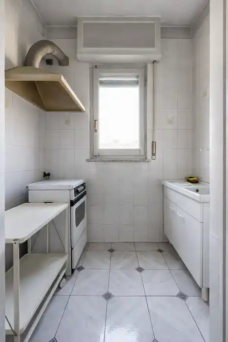 спальня в квартире после ремонта в районе San Donato