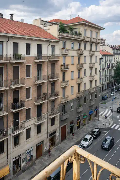 улица и дома в районе San Salvario Турин для студенческой аренды