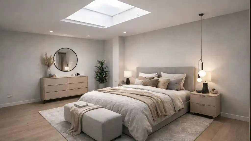 спальная зона в loft 104 м² в районе Vanchiglia Турин