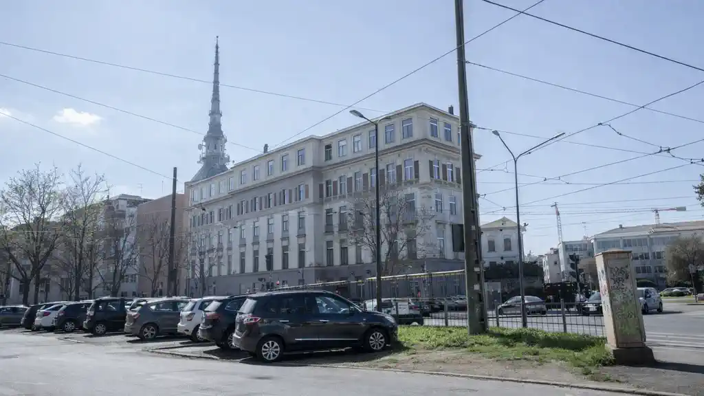 вид на Турин и район Borgo Rossini рядом с центром