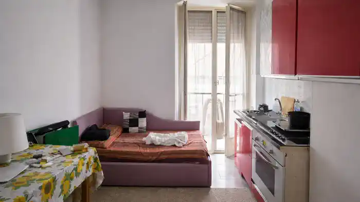 жилая зона студии в районе Cenisia Турин