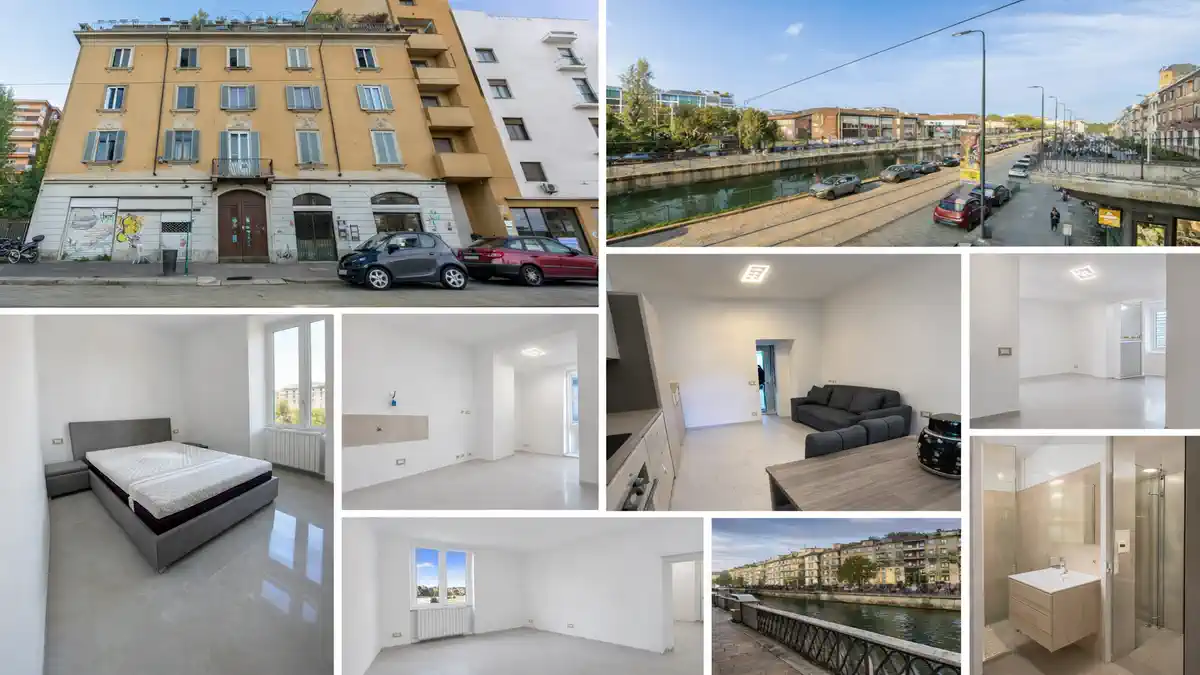 квартира после ремонта в районе Navigli Милан
