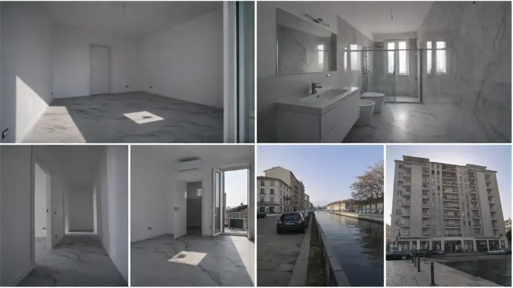 на верхнем этаже в Navigli Милан