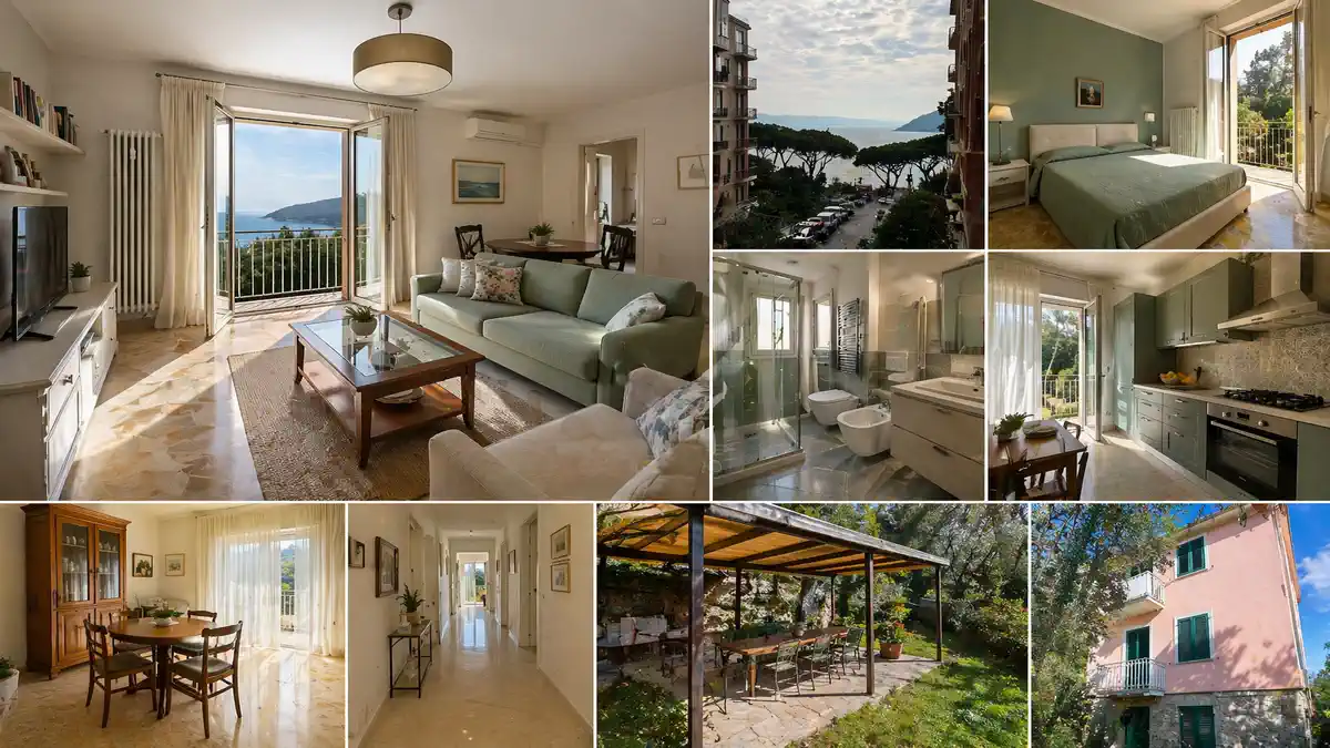  дом в Rapallo с видом на море, садом и террасой как пример городского coastal premium актива