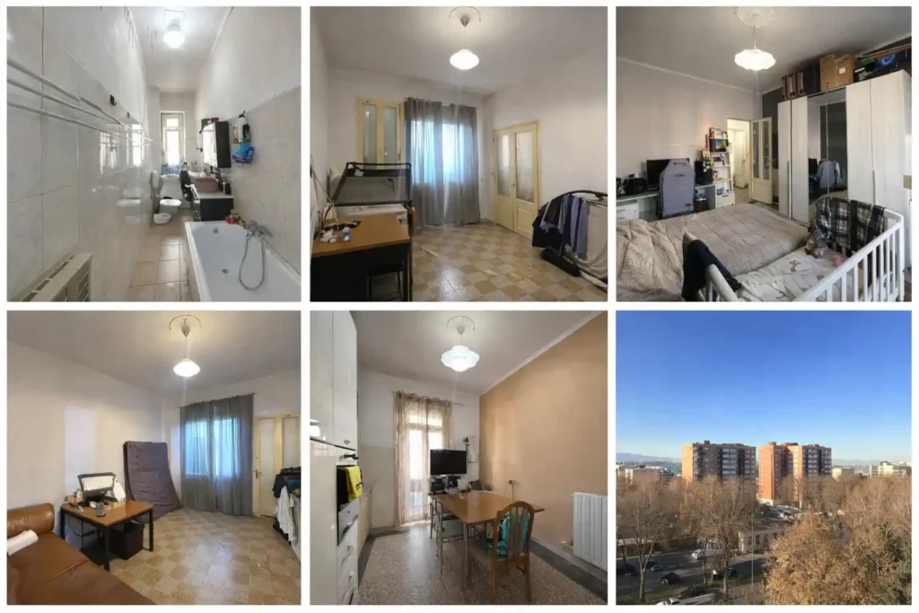 входная группа и общая часть дома в Lucento на largo Toscana