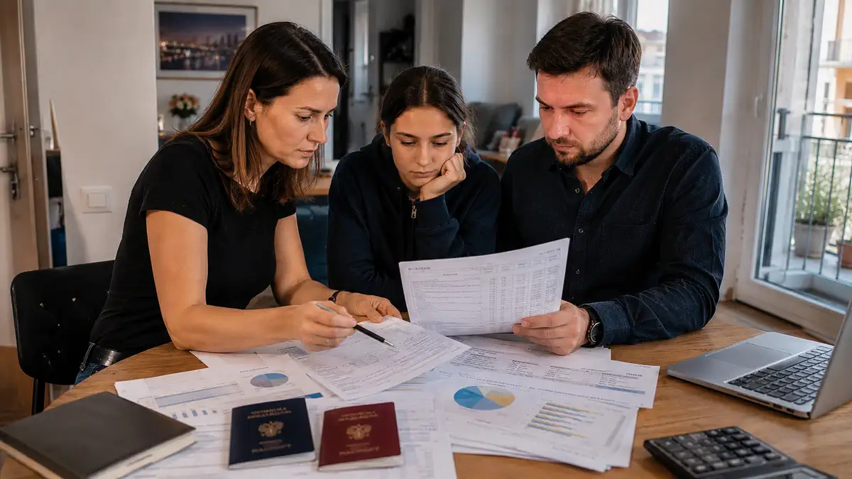 Доход для family visa в Италию и финансовые документы семьи