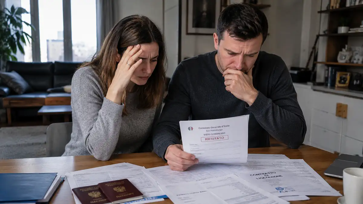 Отказ family visa Италия и повторная проверка семейного пакета