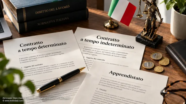 Типы трудовых договоров в Италии: indeterminato, determinato, part-time и другие формы